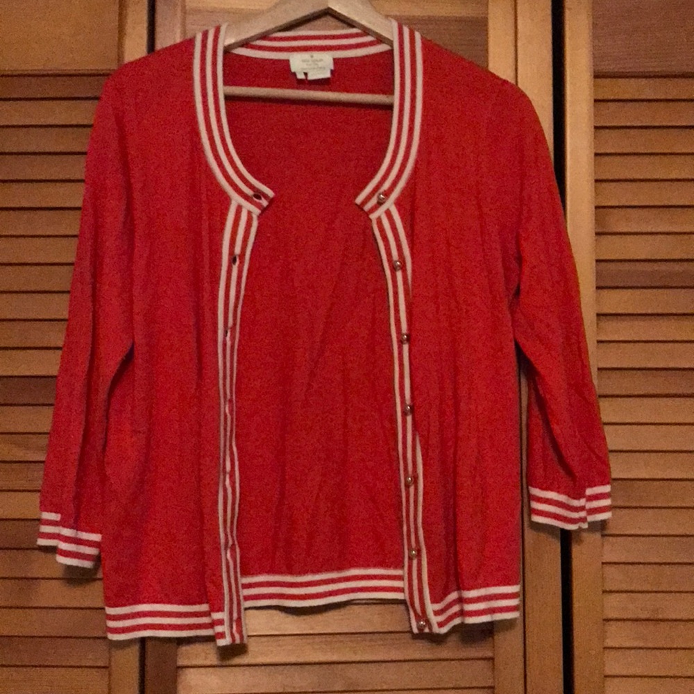 Adorable Kate Spade cardigan with bow detail